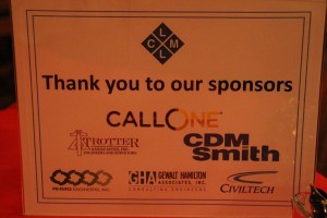 Thank you to the evening's sponsors